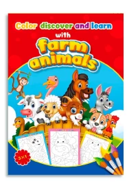 COLOR DISCOVER & LEARN WITH FARM ANIMALS