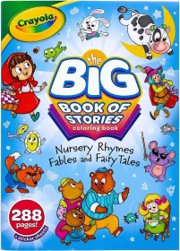 Crayola Coloring Book Set, Big Book of Stories, 288 Coloring Pages, Gift for Kids, Age 3, 4, 5, 6