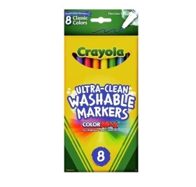 Crayola Ultra Clean Washable Markers 8 Pieces Fine Lines