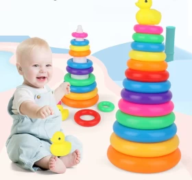 Early Educational Stacking Tower Ring Large Size