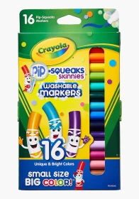 Crayola Pip-Squeaks Broad Line Washable Markers 16 Color