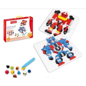 Puzzle Game Robots 6 shapes 420 Pieces