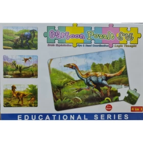 Educational Cartoon Toys for Kids 40 Pieces New Quality World Dinosaur Puzzles