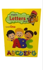 Education and Coloring Book English Letters For Children