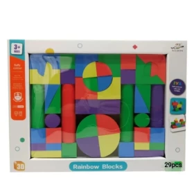 Building Blocks Foam Shapes 29 Pieces Educational Toy