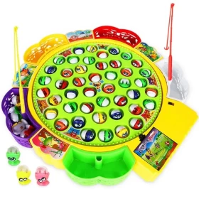 Fishing Game Set Educational Toy with Music