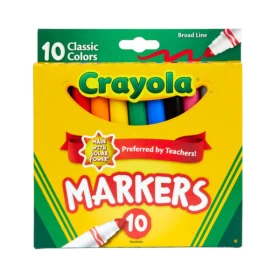 Crayola Broad Line Markers 10 Pieces﻿
