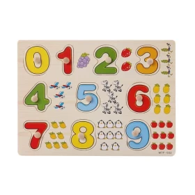 Educational Wooden Board For Kids Numbers